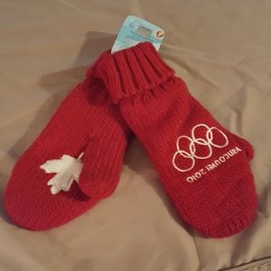 2010 Vancouver B.C. Olympics red mittens.